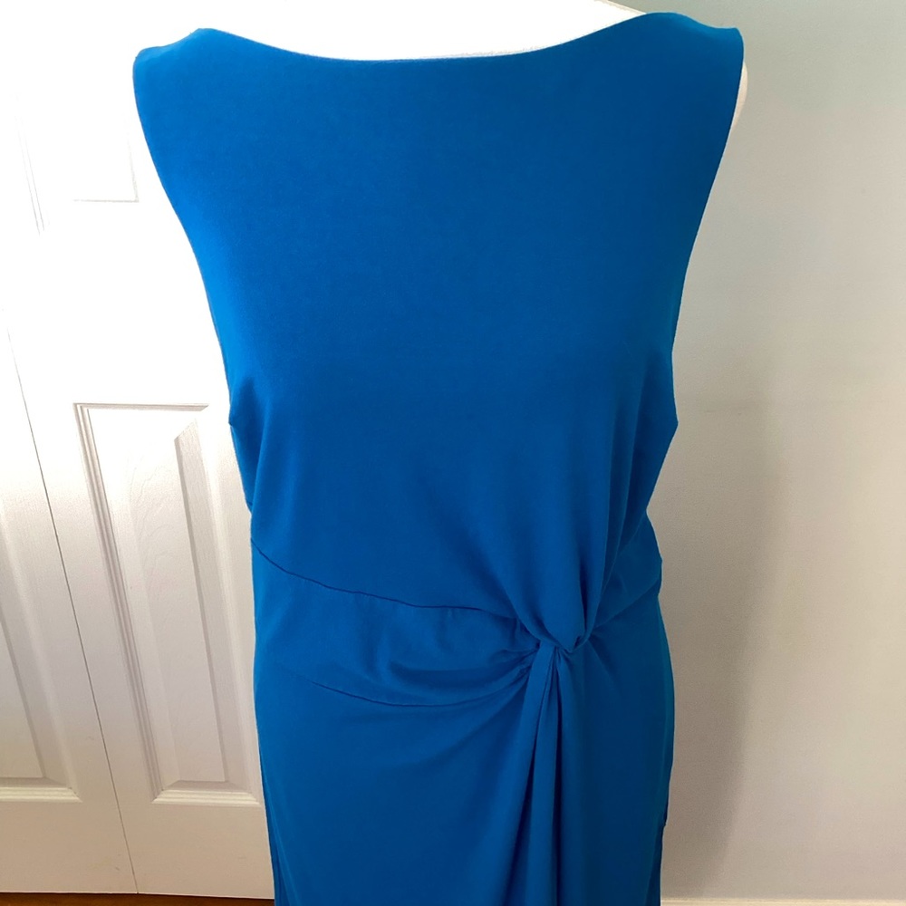 Ann Taylor Sz 14 Royal Blue Knit Dress